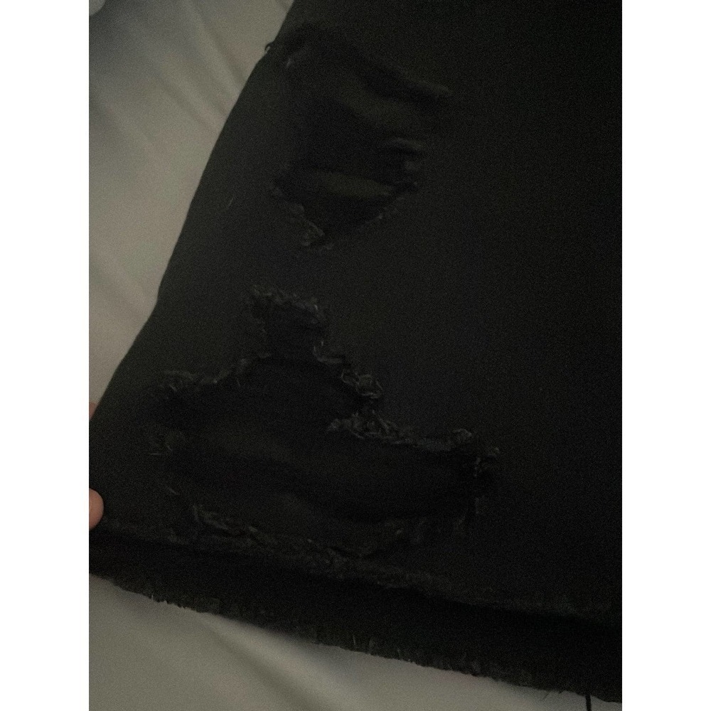Hollister high-rise black denim skirt - Picture 4 of 6